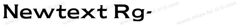 Newtext Rg字体转换